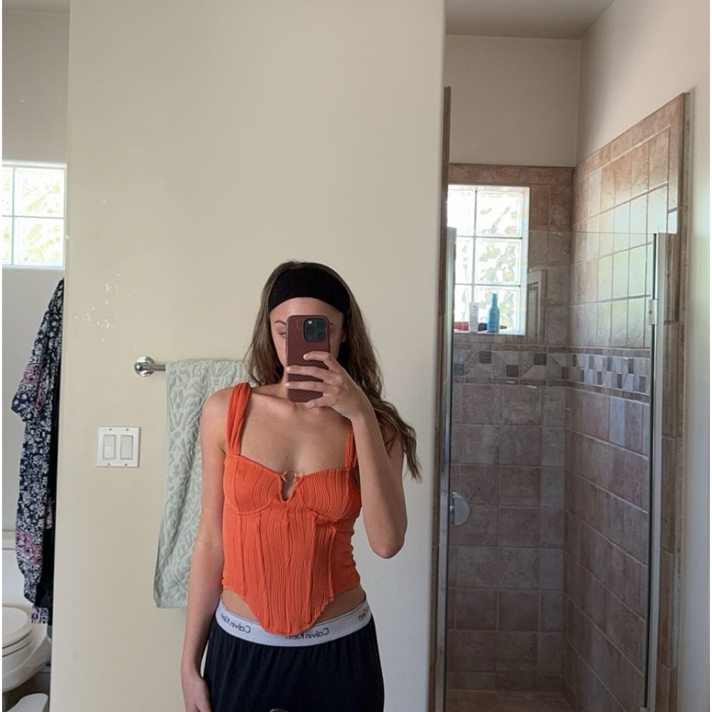 Pretty Little Thing Corset - Orange